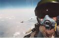 No 77 Squadron Association Middle East Deployment photo gallery - Lt David Montgomery, USN exchange officer, over Baghdad - 2003 (77 Squadaron)